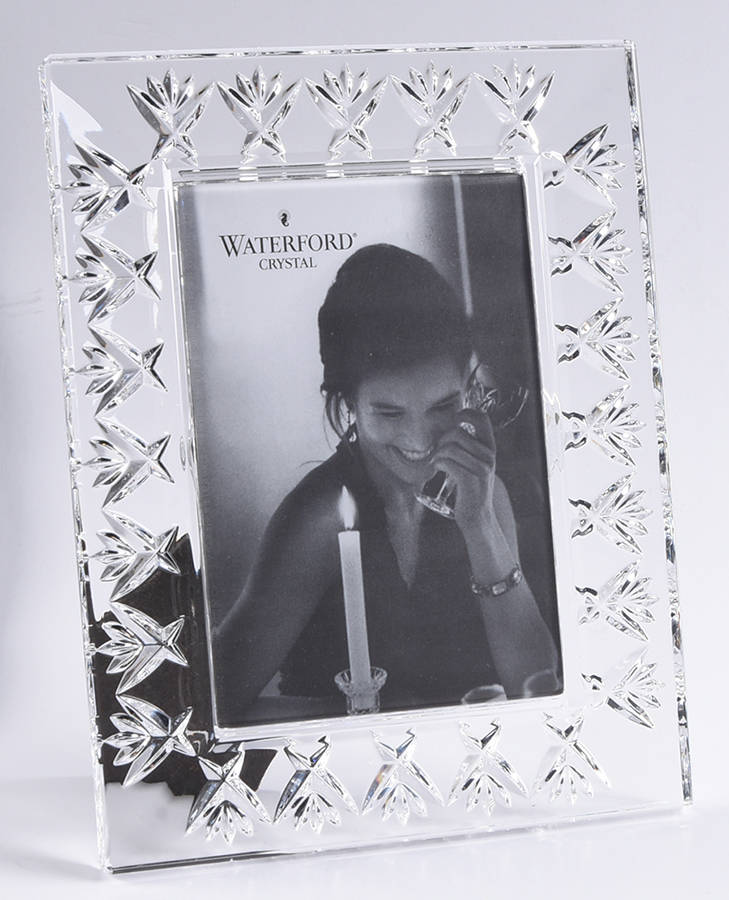 Picture Frames Frame-Holds 5" X 7" Photo by Waterford Crystal-1