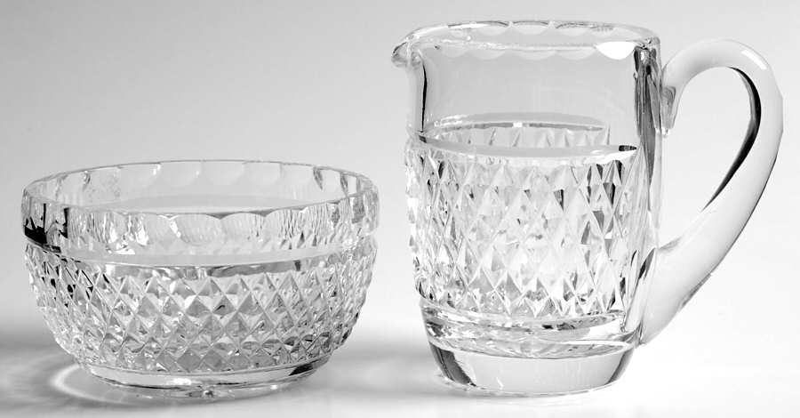 Creamer & Sugar Sets Creamer & Open Sugar Set by Waterford Crystal-1