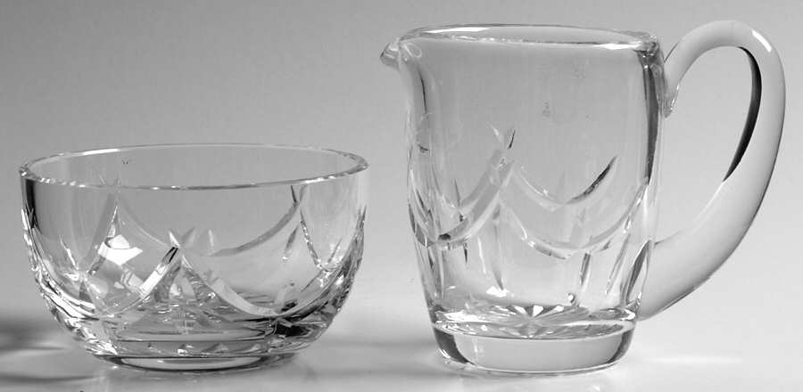 Creamer & Sugar Sets Creamer & Open Sugar Set by Waterford Crystal-1