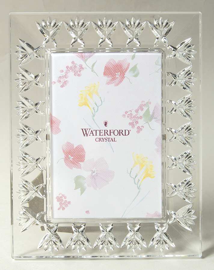 Picture Frames Frame-Holds 4" X 6" Photo by Waterford Crystal-1