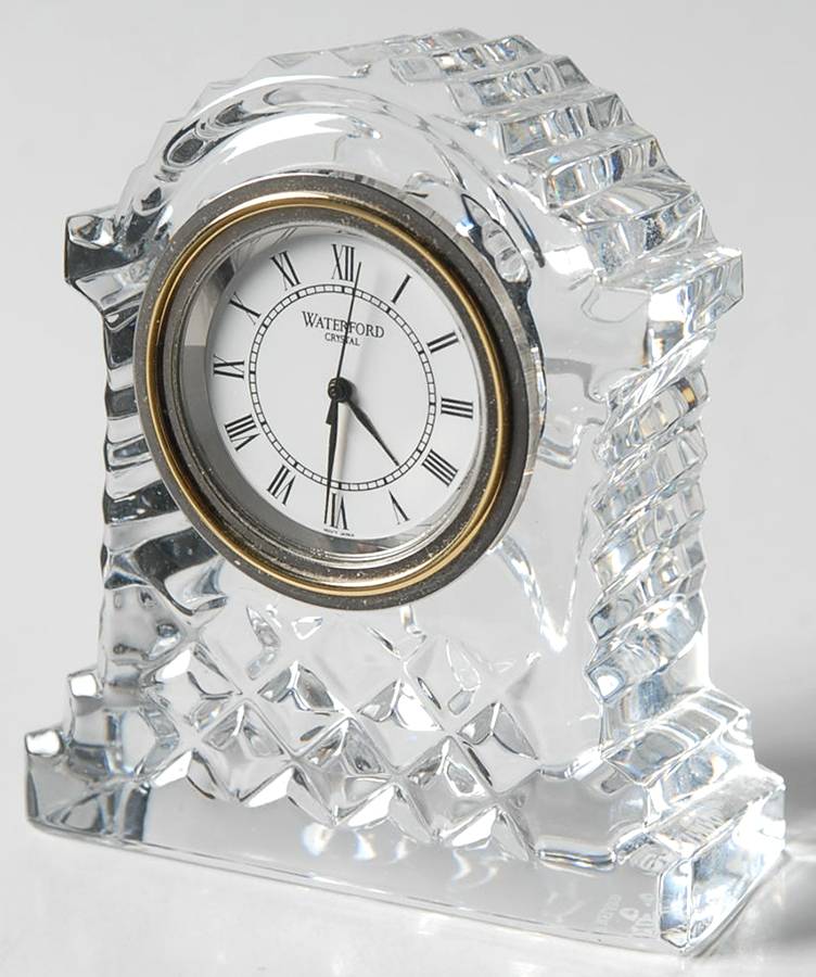 Clocks Small Carriage Clock by Waterford Crystal-1