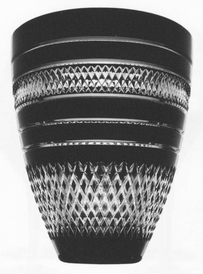 Voya Black 10" Flower Vase by Waterford Crystal-1