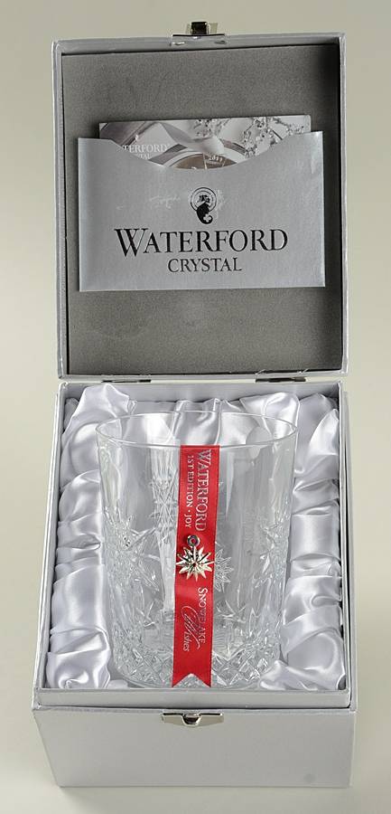 Snowflake Wishes (Boxed) Joy Double Old Fashioned w/Bracelet Charm by Waterford Crystal-1