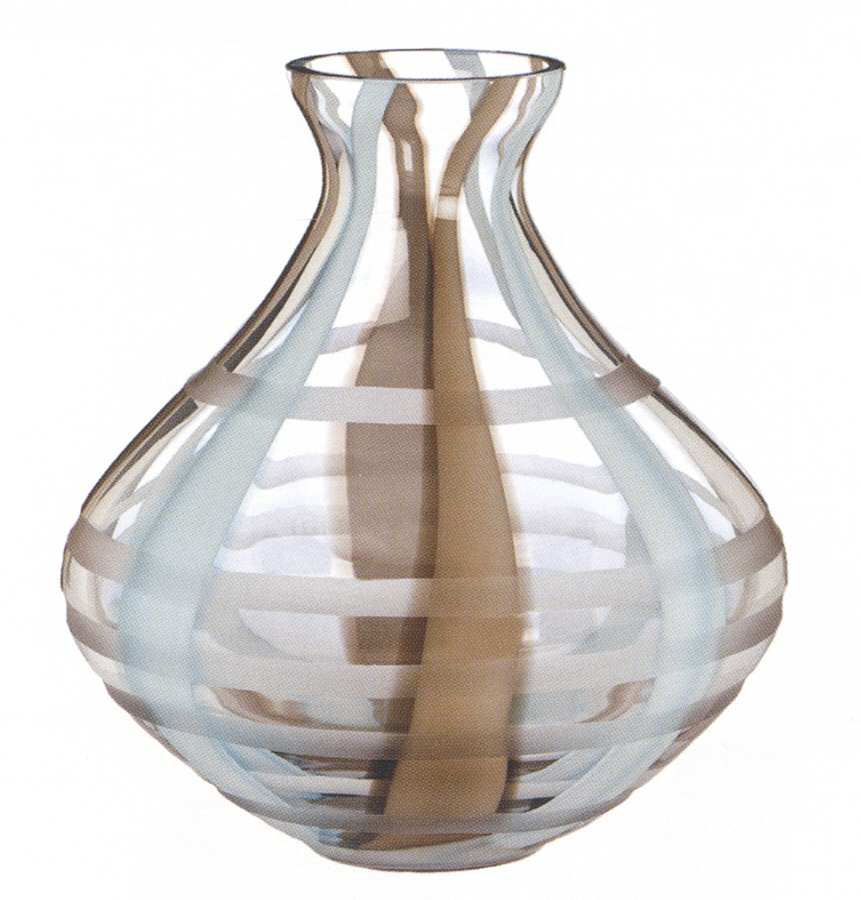 Evolution (Espresso Swirl) 9" Flower Vase by Waterford Crystal-1