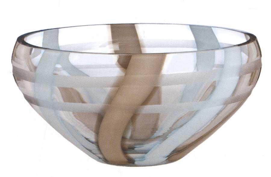 Evolution (Espresso Swirl) 10" Round Bowl by Waterford Crystal-1