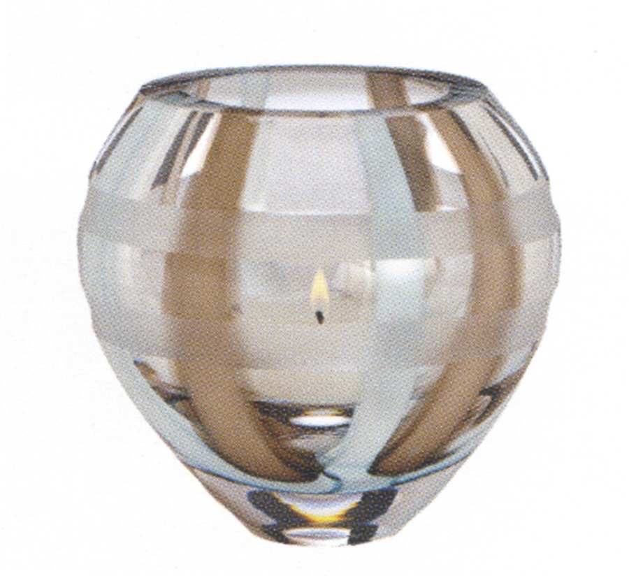 Evolution (Espresso Swirl) Votive Candleholder by Waterford Crystal-1