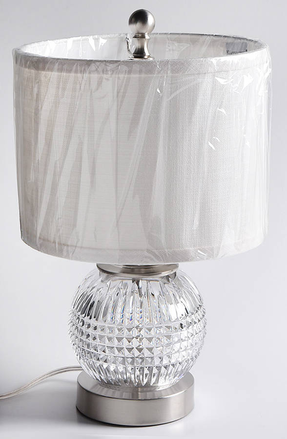 Lismore Diamond 14" Electric Lamp & Shade by Waterford Crystal-1
