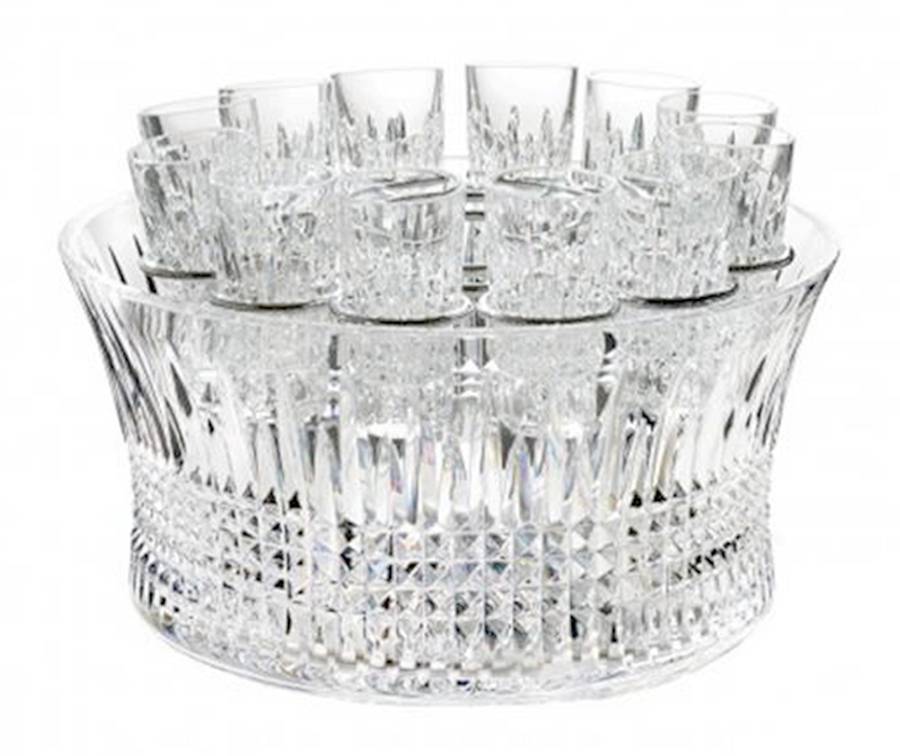 Lismore Diamond Vodka Chiller Set by Waterford Crystal-1
