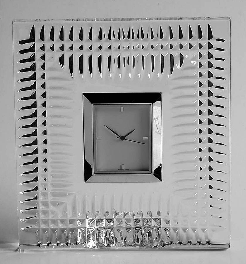 Lismore Diamond Small Quartz Clock by Waterford Crystal-1