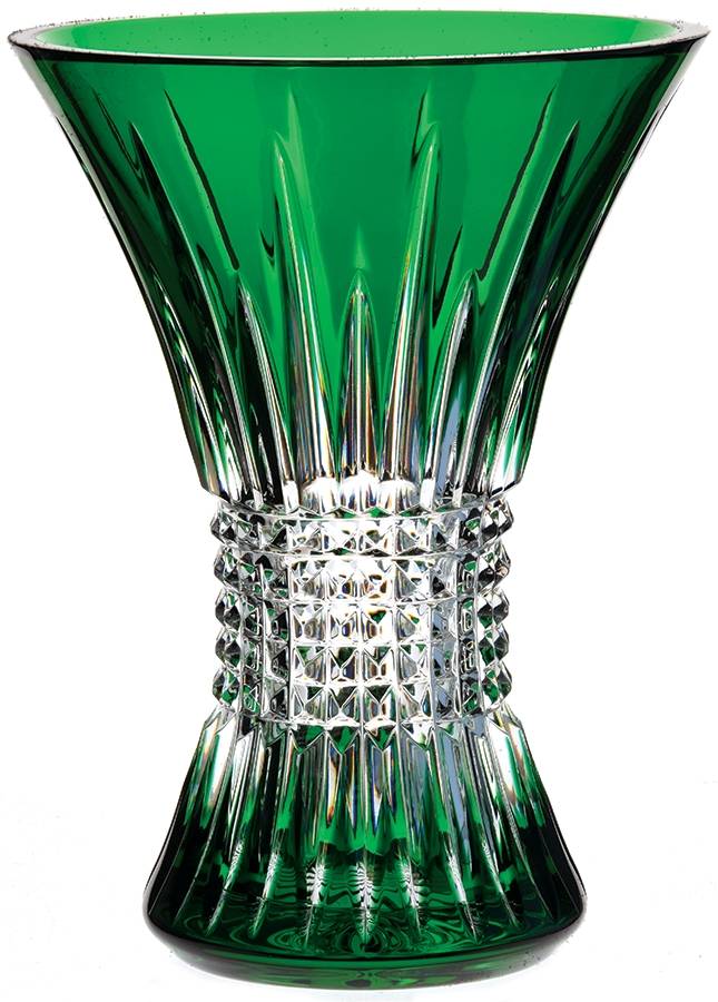 Lismore Diamond 8" Flower Vase by Waterford Crystal-1