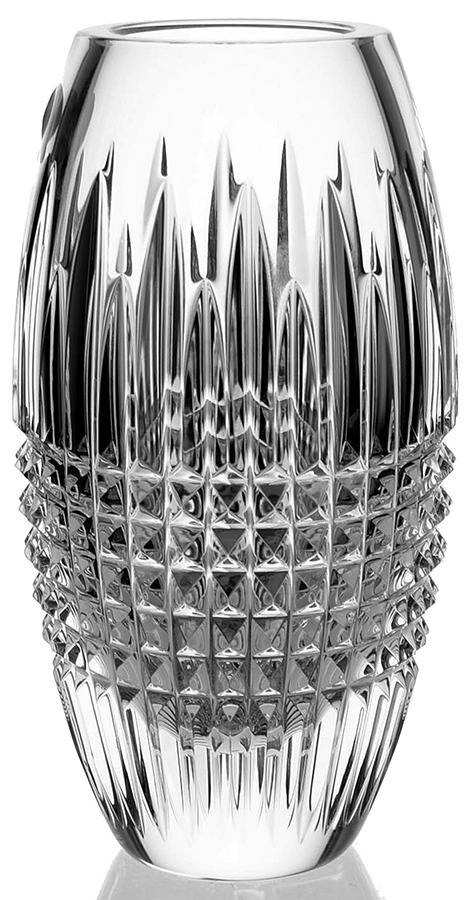 Lismore Diamond 8" Flower Vase by Waterford Crystal-1