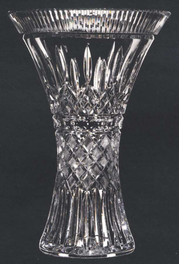 House of Waterford Lismore Collector 14" Lismore Cathedral Vase by Waterford Crystal-1