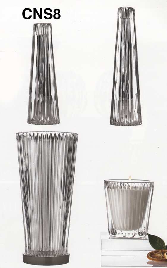 Chroma 8" Single Light Candlestick by Waterford Crystal-1