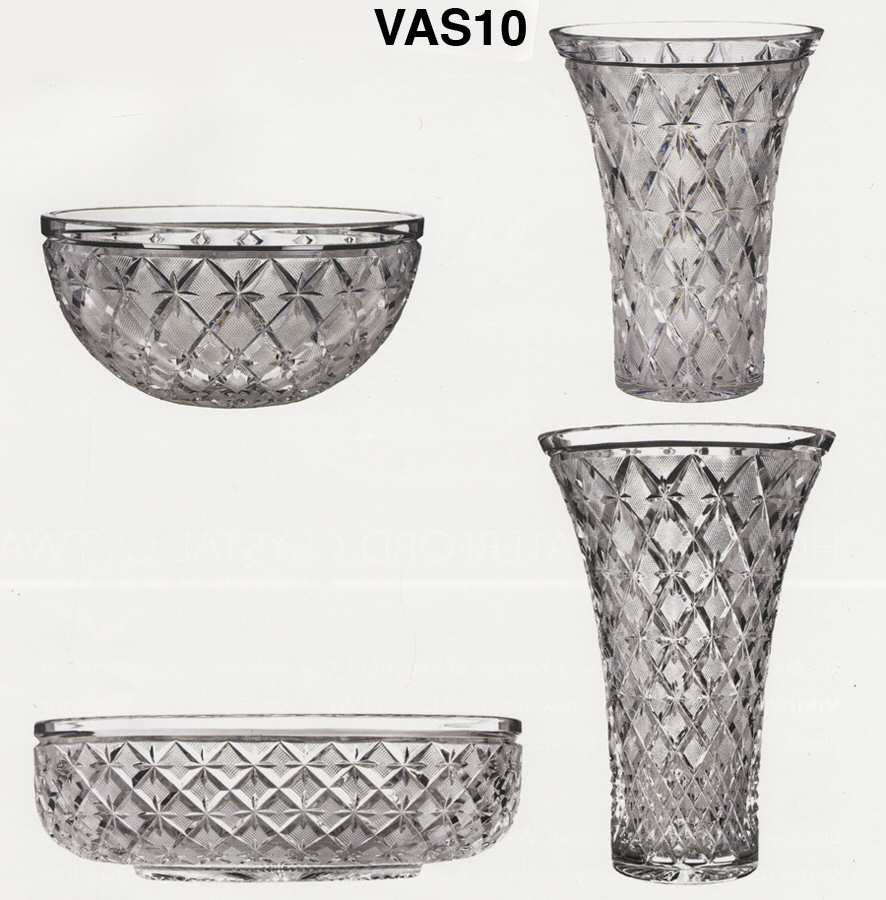 WATerford Lace 10" Flower Vase by Waterford Crystal-1