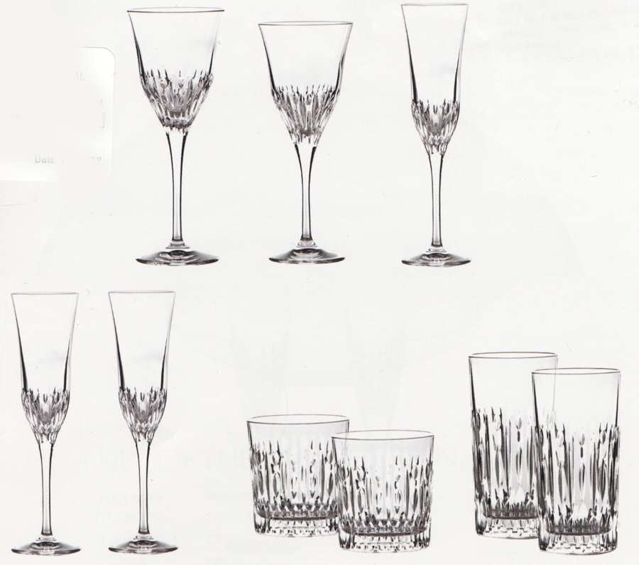 Dentelle Water Goblet by Waterford Crystal-1