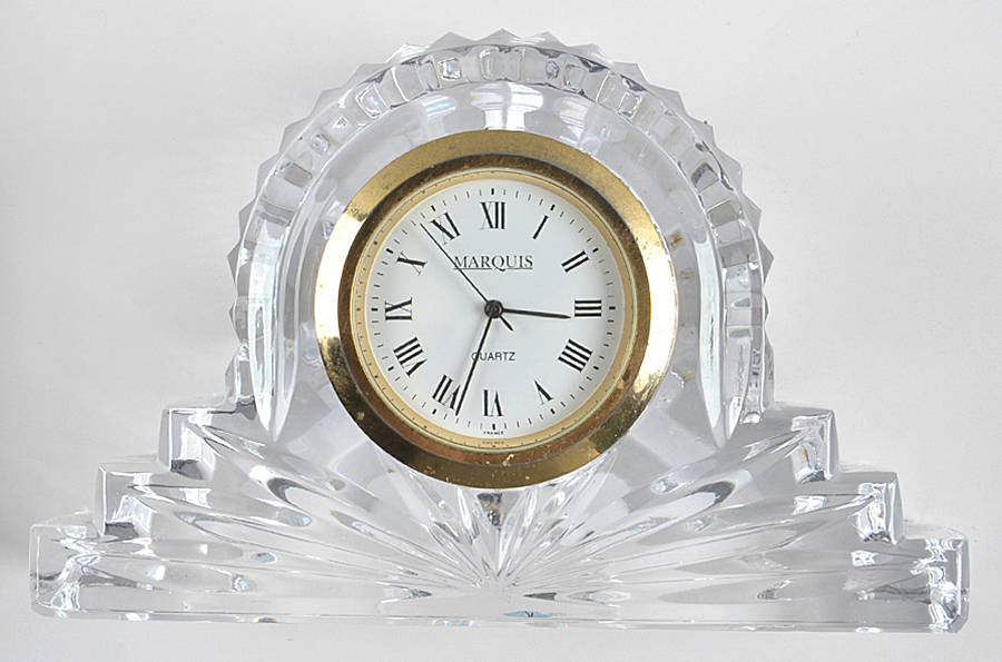 Wharton Mini Quartz Clock by Waterford Crystal-1