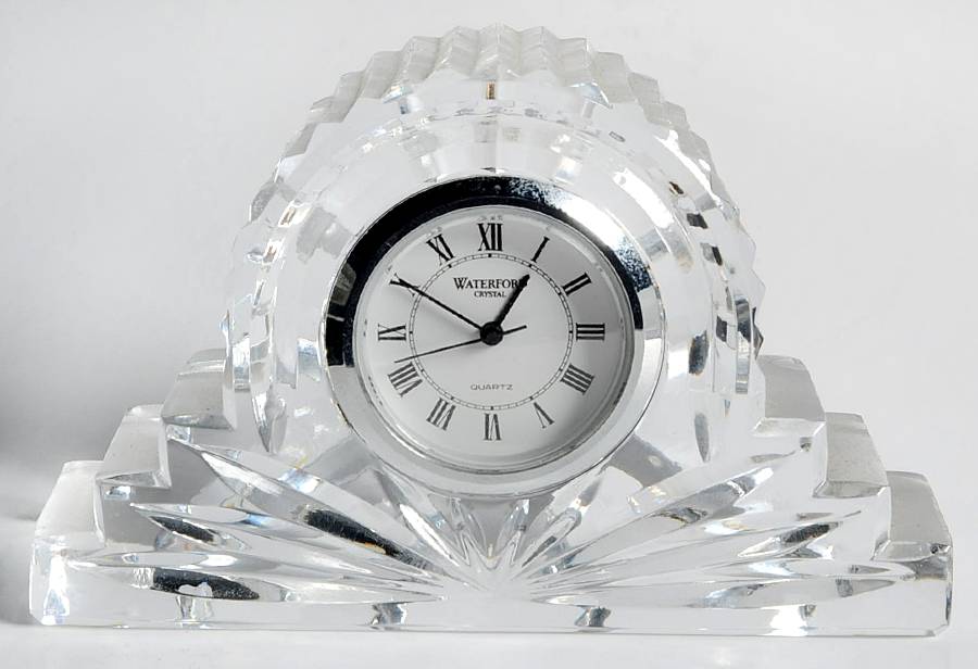 Wharton Mantel Clock by Waterford Crystal-1