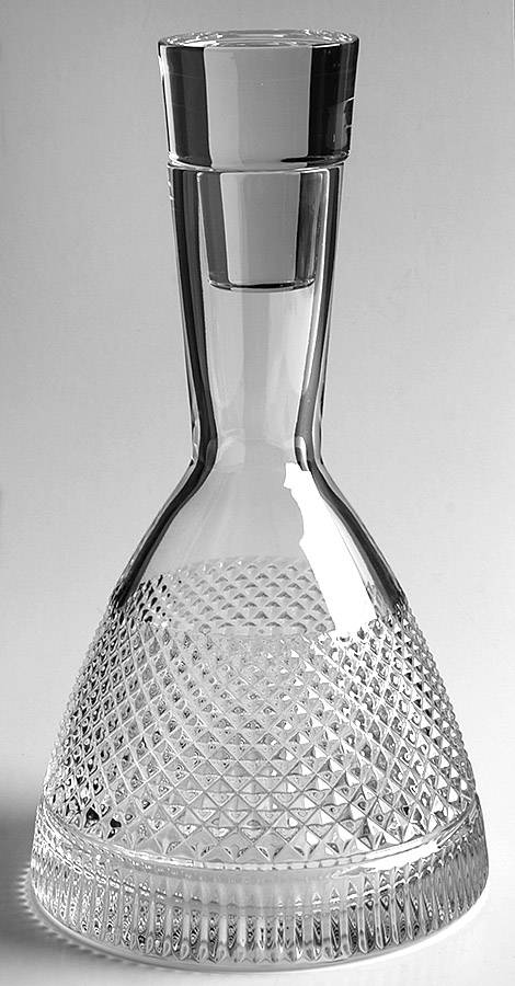 Diamond Line Decanter & Stopper by Waterford Crystal-1