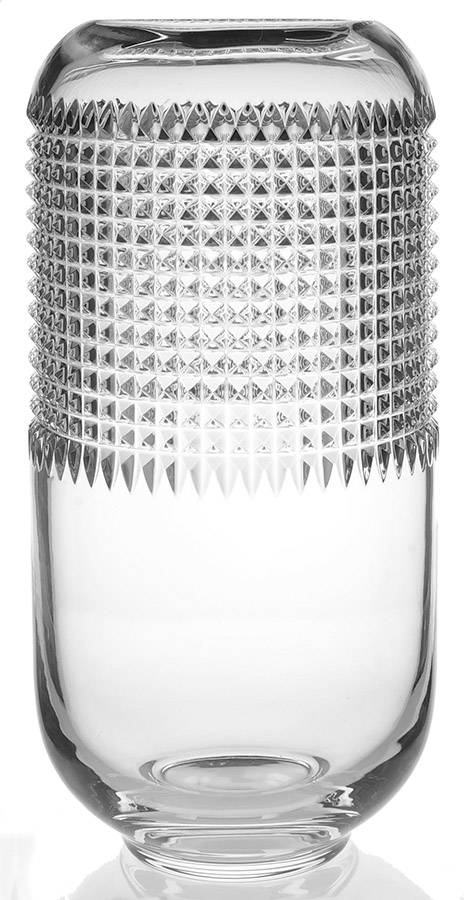 Infinity 15" Flower Vase by Waterford Crystal-1