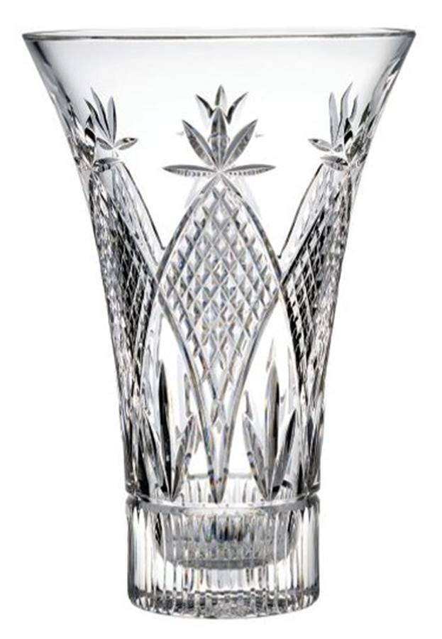 Master Craft Powerscourt 14" Statement Vase by Waterford Crystal-1