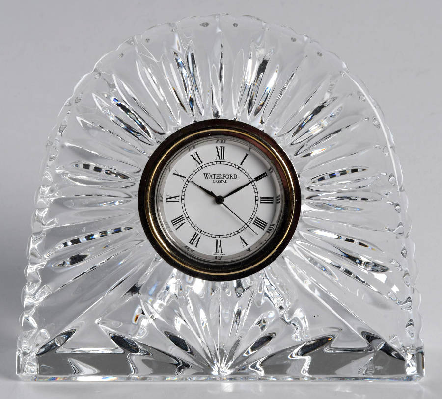 Clocks Small Quartz Clock by Waterford Crystal-1