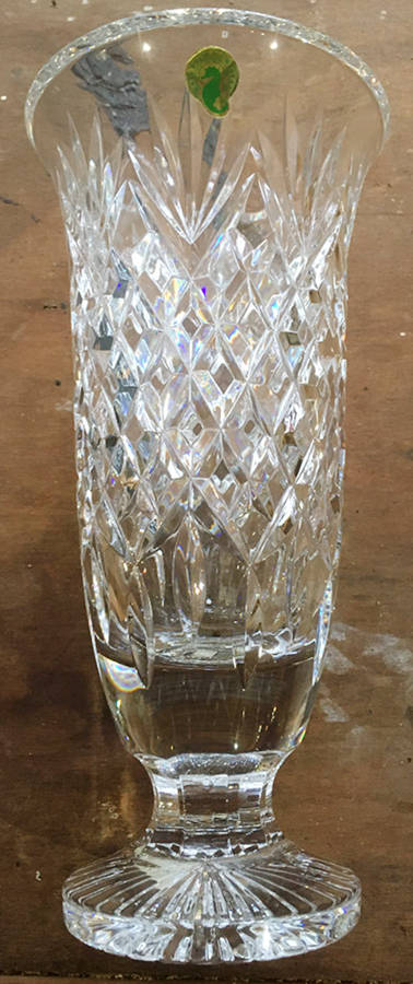Archive 10" Flower Vase by Waterford Crystal-1