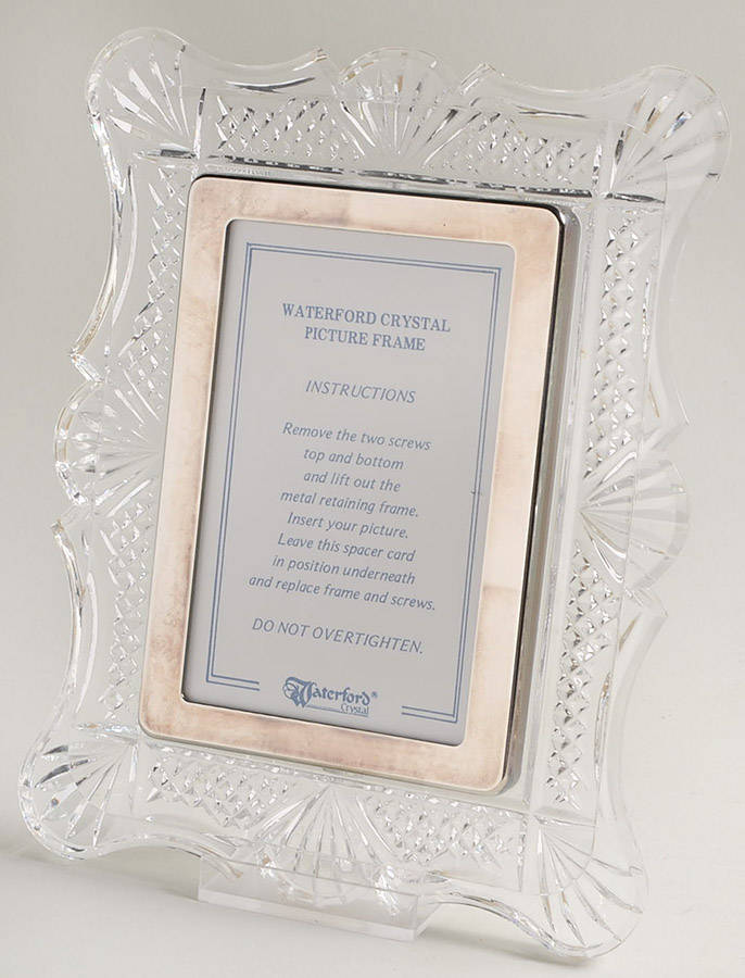Picture Frames Frame-Holds 3" X 4 1/2" Photo by Waterford Crystal-1