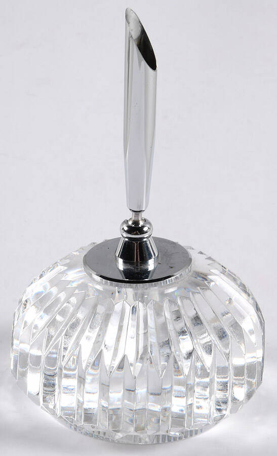 Desk Sets Pen Holder-No Silver Metal Pen by Waterford Crystal-1