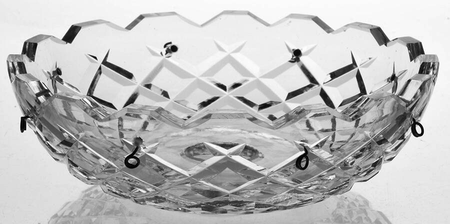 Lighting Parts 5" P.3 Plate/Bobeche (Holds 8 Drops) by Waterford Crystal-1