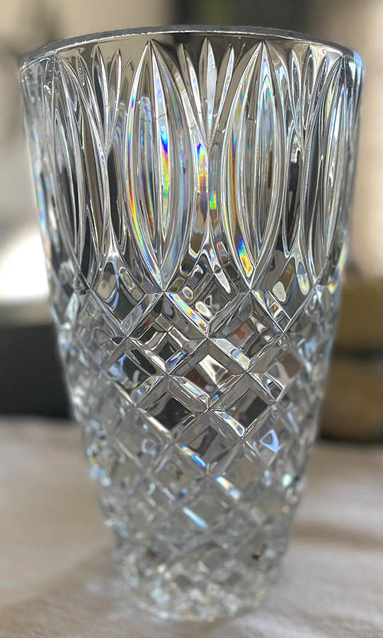 Grant 10" Flower Vase by Waterford Crystal-1