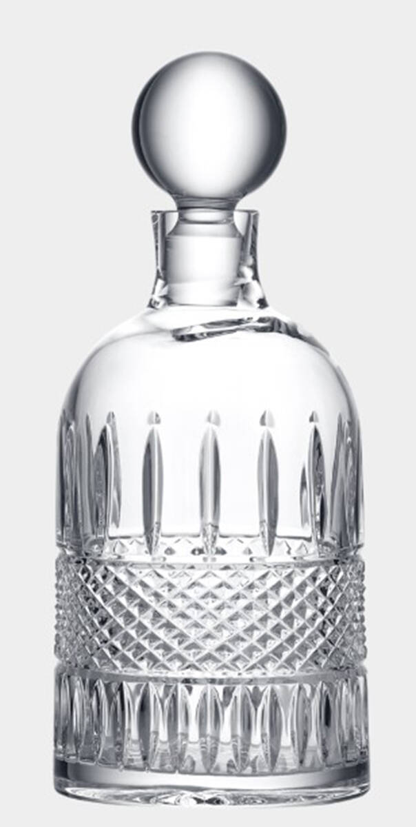Mastercraft Irish Lace Square Decanter & Stopper by Waterford Crystal-1