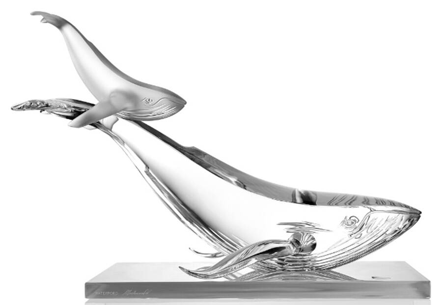 Master Craft Ocean Whale by Waterford Crystal-1