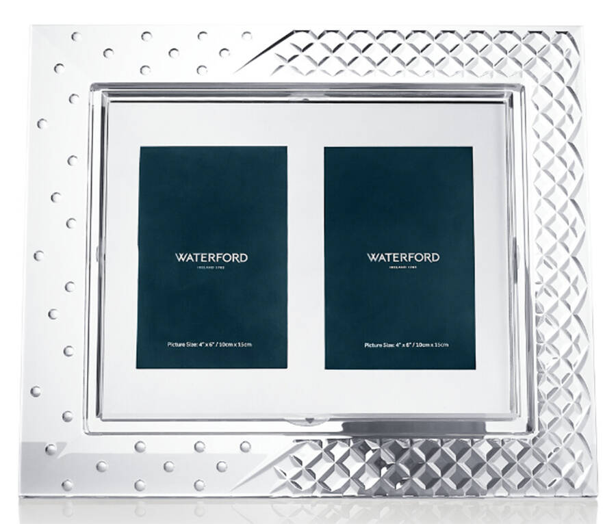 Happy Celebrations Double Picture Frame by Waterford Crystal-1