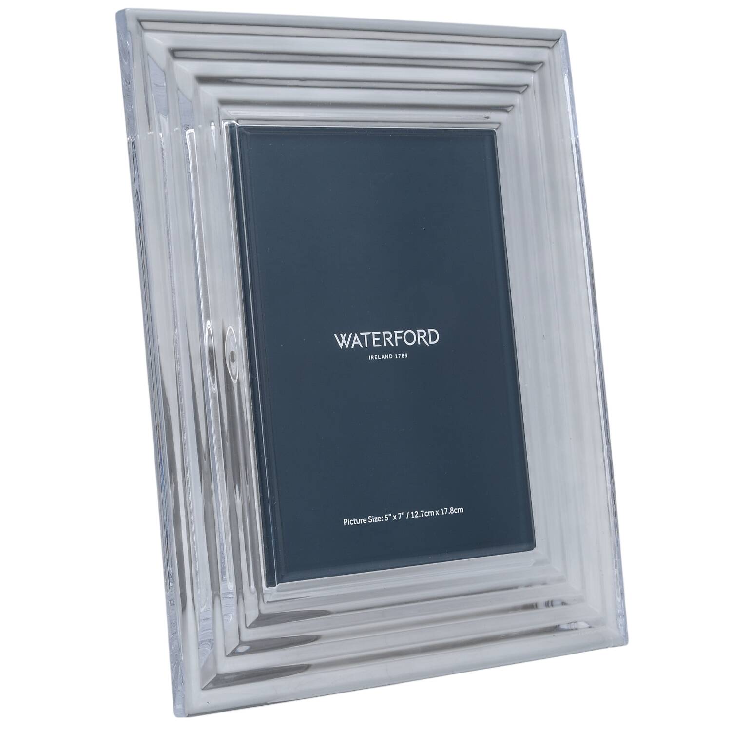 Circon Frame-Holds 5" X 7" Photo by Waterford Crystal-1