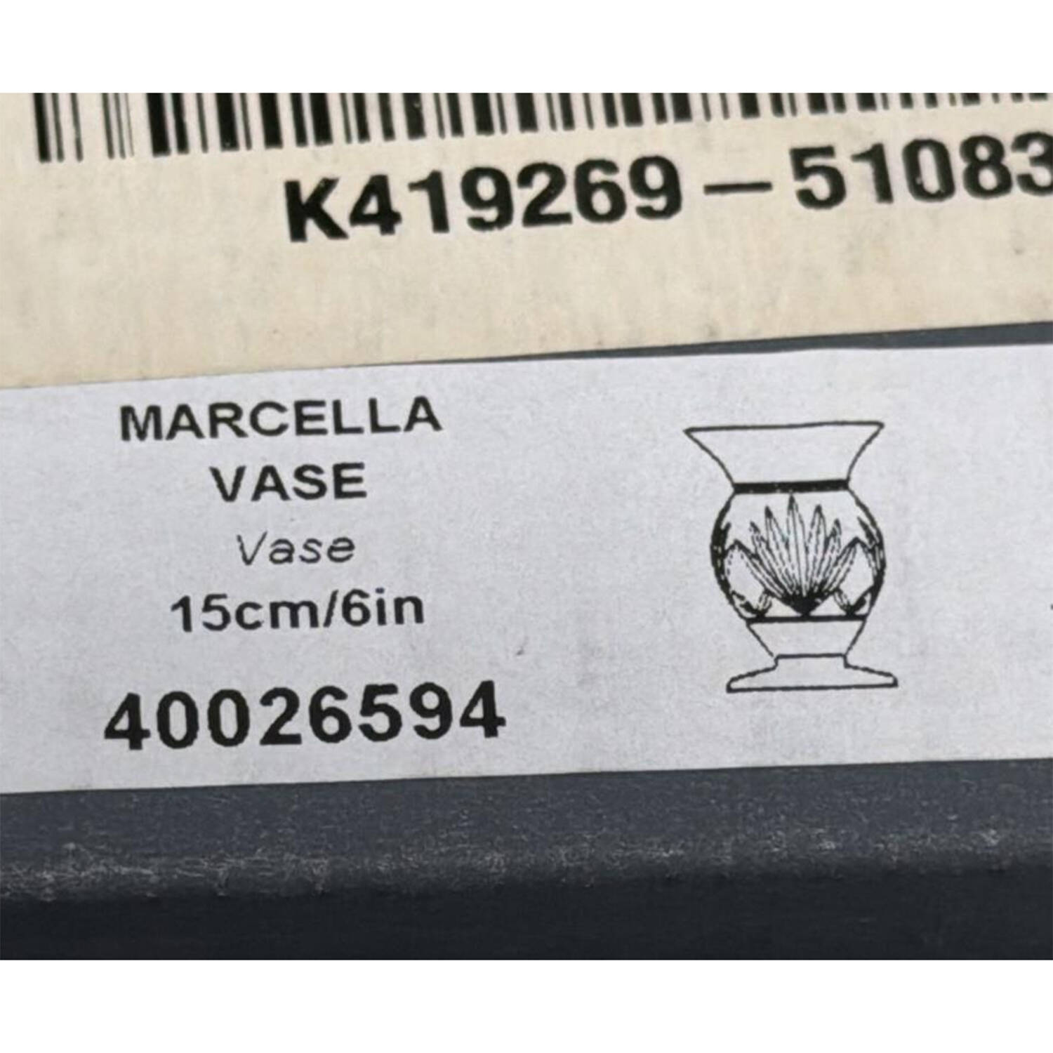 Marcella 6" Flower Vase by Waterford Crystal-1