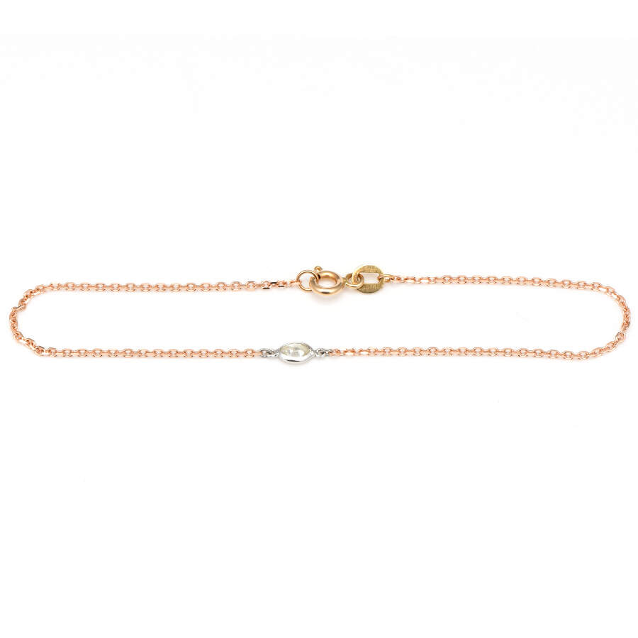 10KR Diamond(0.15) Marquise Solitaire Bracelet-1
