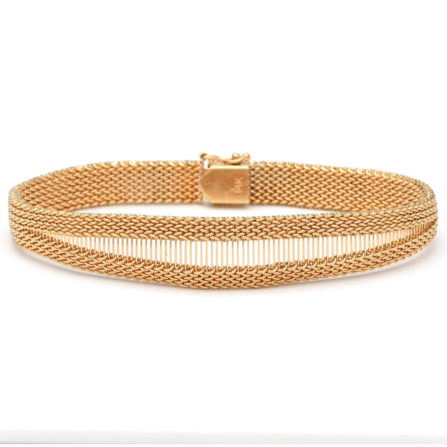 14KY Mesh Bracelet-1