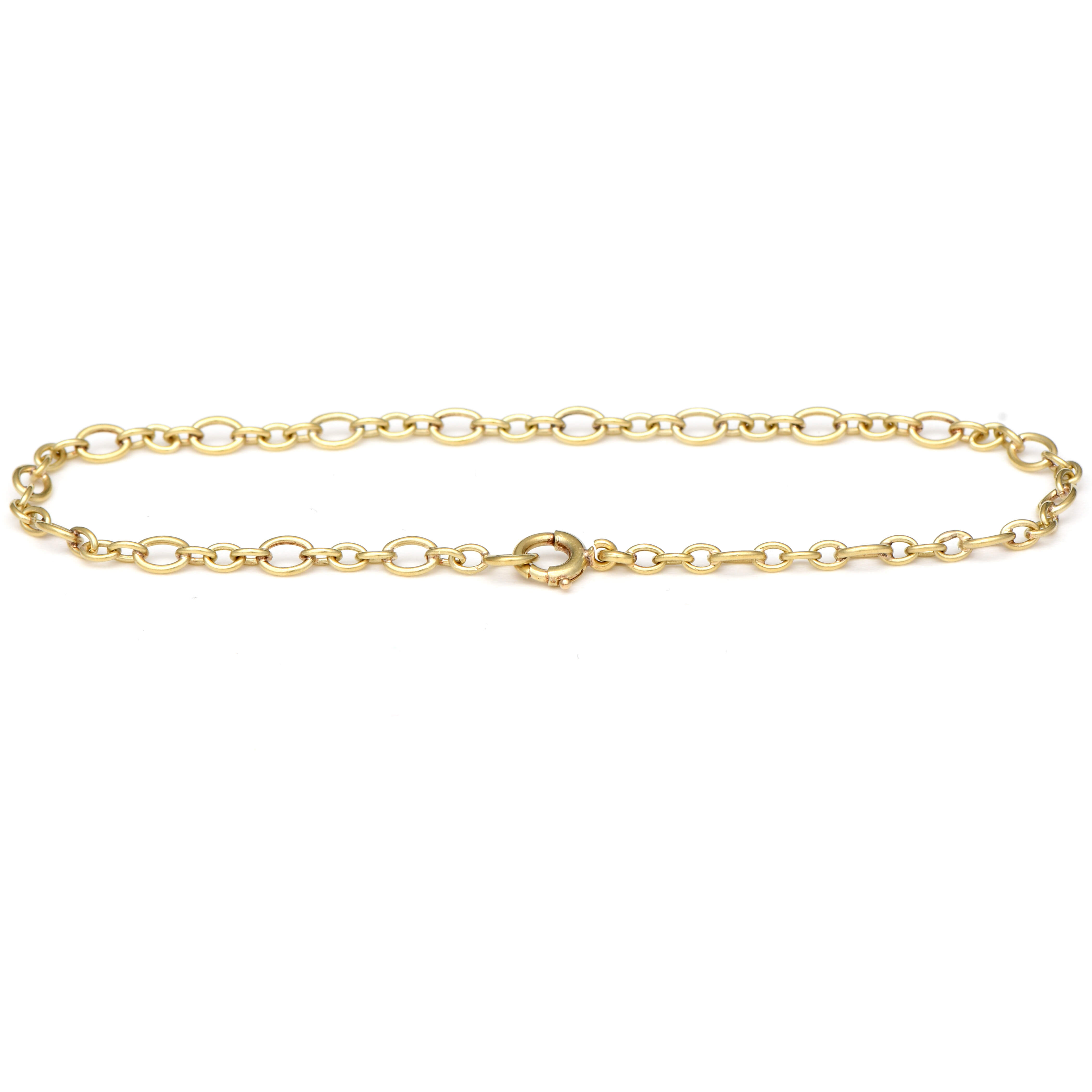 14KY Vintage Rolo Link Bracelet-2