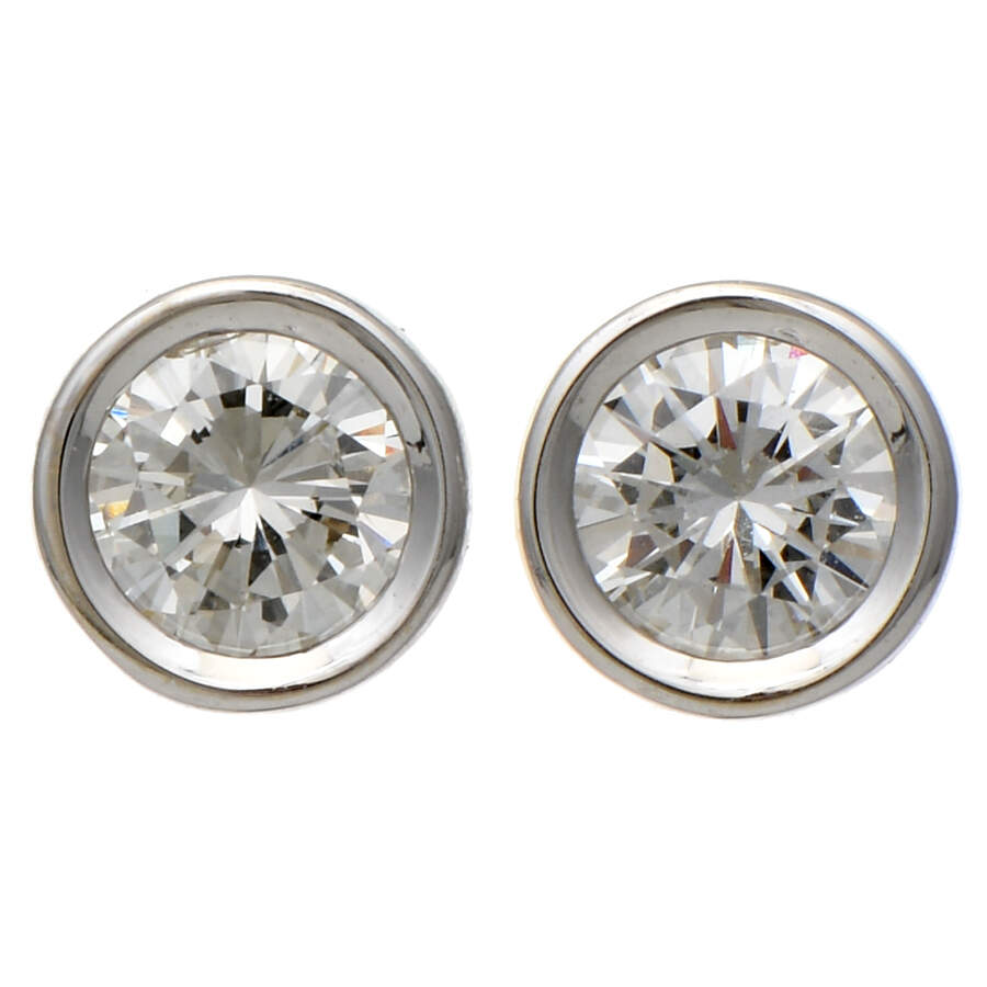 14KW Diamond(0.45) Stud Earrings-1