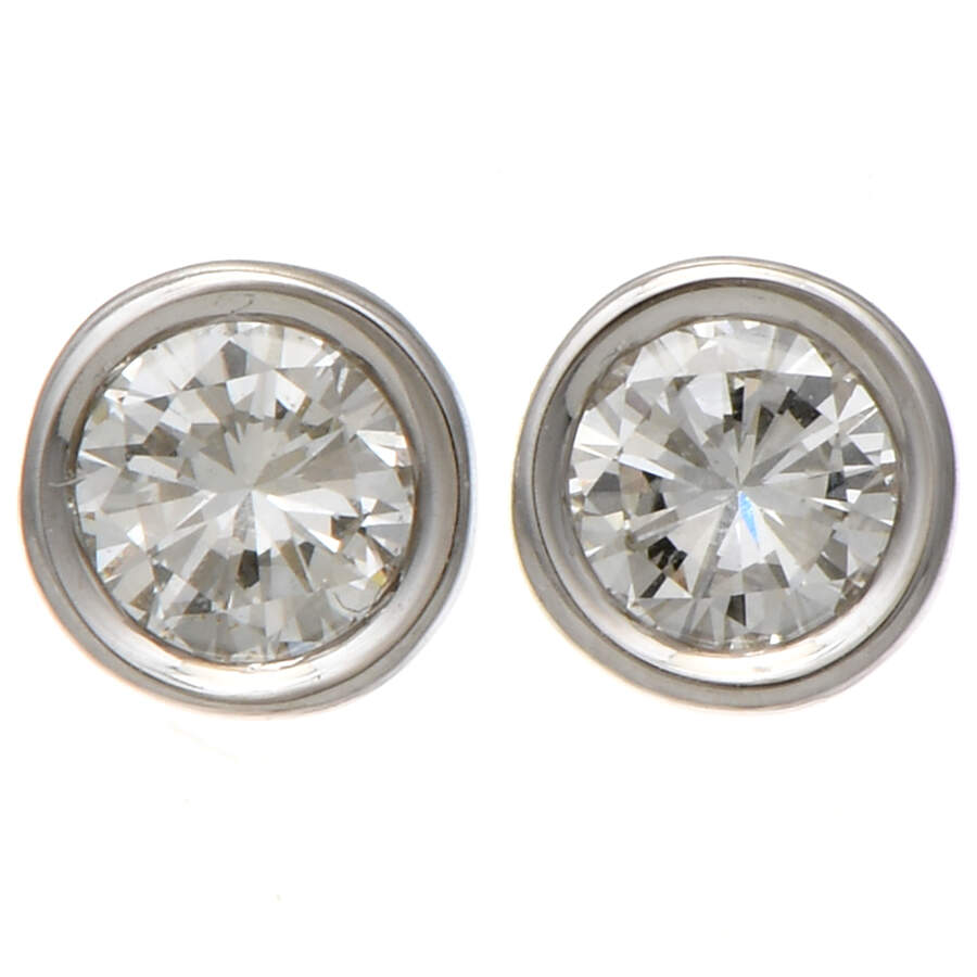 14KW Diamond(0.46) Stud Earrings-1