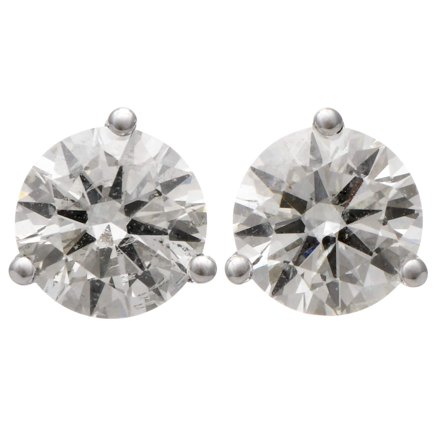 14KW Diamond(0.99) Stud Earrings-1