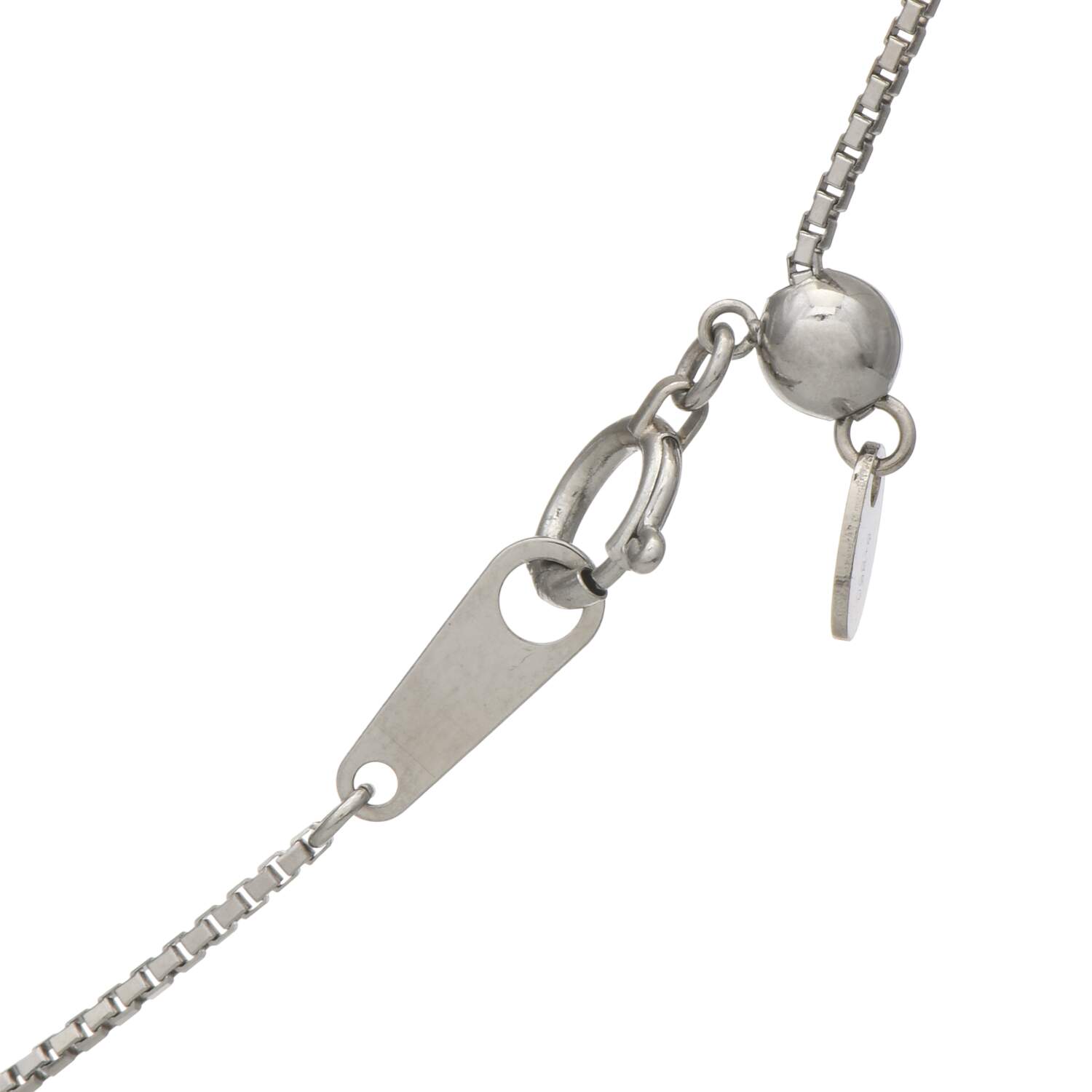 Platinum Double Diamond(0.42) Tier Necklace-3