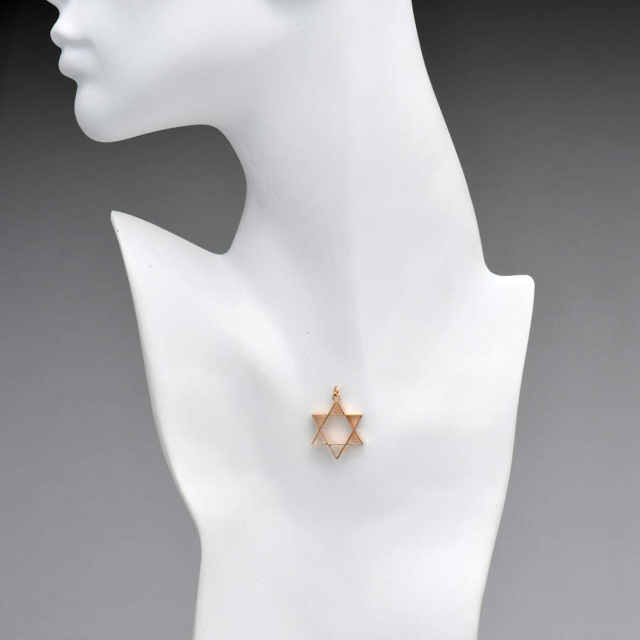 14KR Star of David Pendant-3