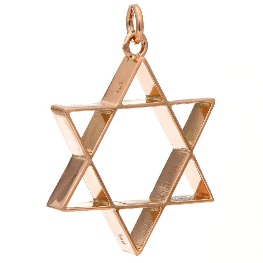 14KR Star of David Pendant-2