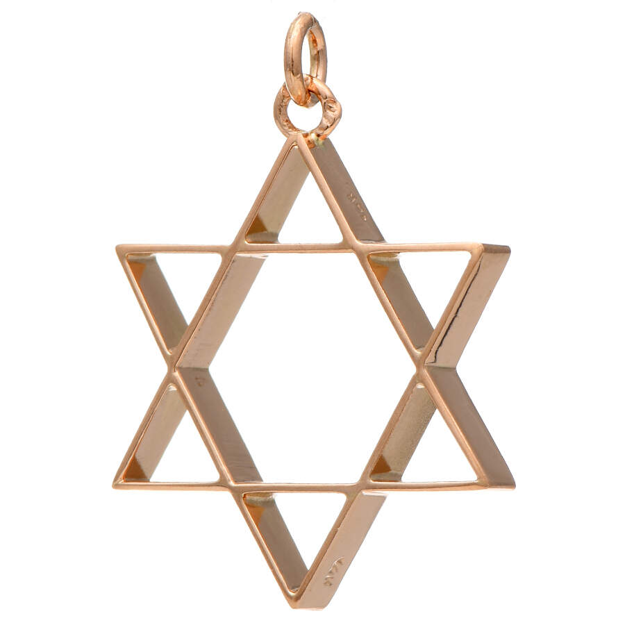 14KR Star of David Pendant-1