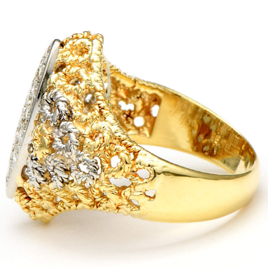 18YW Diamond(0.30) Marquise Shape Ring-3