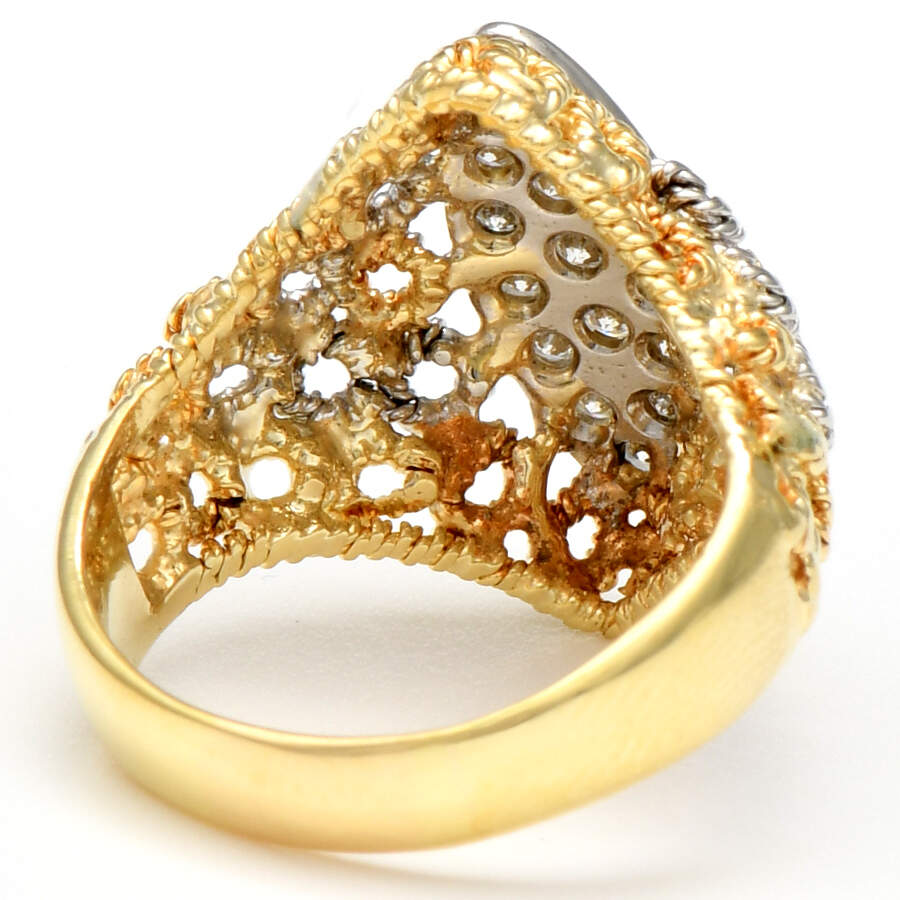 18YW Diamond(0.30) Marquise Shape Ring-2