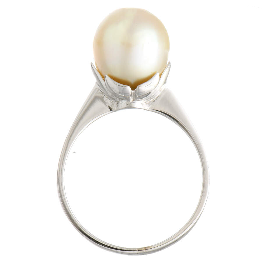 18KW Cultured Pearl (10.5mm) Ring-4