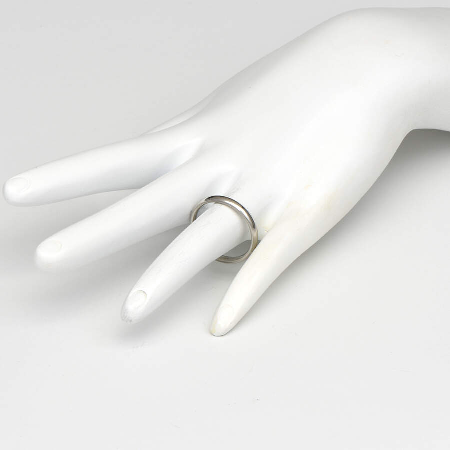 Platinum 3MM Comfort Fit High Polish Band Ring-4