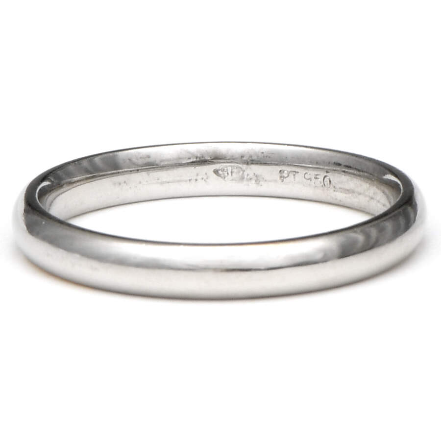 Platinum 3MM Comfort Fit High Polish Band Ring-2